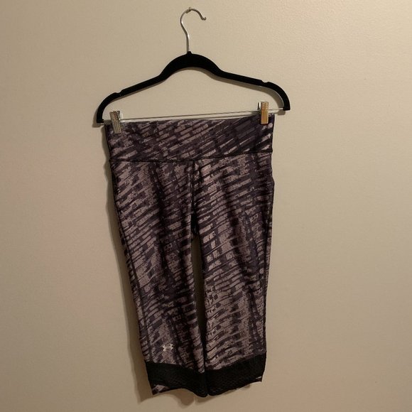 Under Armour Cropped Legging Size M Compression - Picture 1 of 3